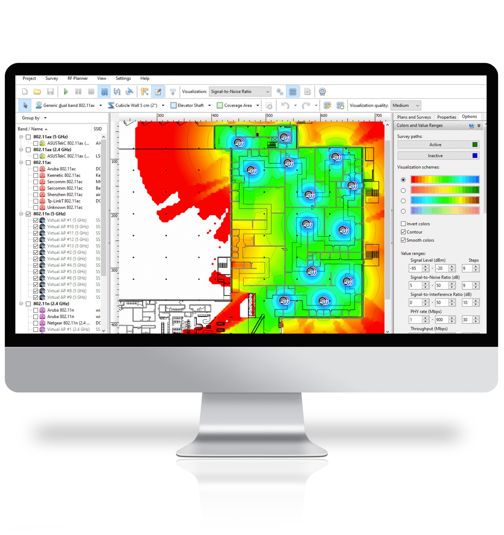 WLAN AUsleuchtung Schule